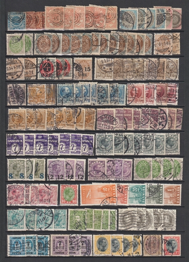 frimærker dubletter danmark