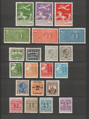 frimærker bogtryk danmark