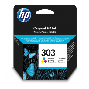 HP 303 farve blækpatron 4ml original T6N01AE HP - Hewlett Packard