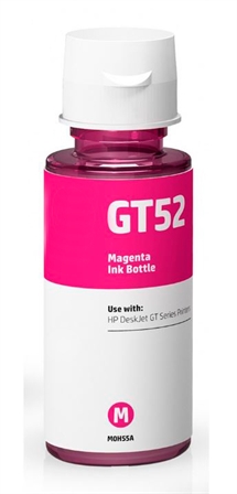 HP GT52 magenta blækrefill 100ml i flaske kompatibel M0H55AE 