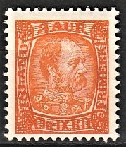 FRIMÆRKER ISLAND | 1902-04 - AFA 35 - Kong Chr. IX - 3 aur orange - Ubrugt