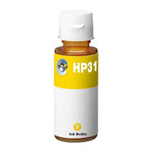 HP 31 gul blækrefill 70ml. kompatibel HP 1VU28AE 