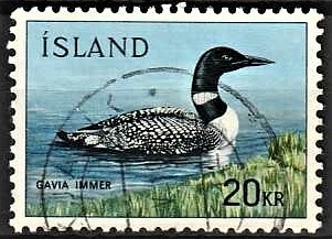FRIMÆRKER ISLAND | 1967 - AFA 409 - Islom - 20 kr. flerfarvet - Stemplet