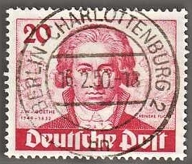 FRIMÆRKER VESTBERLIN: 1949 | AFA 62 | 20 pf. rød - Lux Stemplet