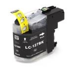 Brother LC127XL BK fabriksny kompatibel High Cap. blækpatron m.chip (Black/Sort) erstatter LC127XLBK - ca. 1.200 sider v/5%